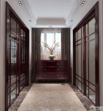 走廊玄关石膏板吊顶设计效果图