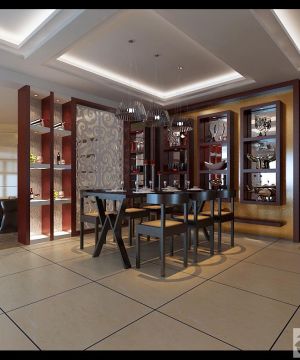 四室两厅镜面雕花设计图