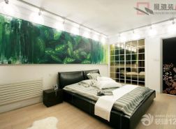 主卧室床头背景墙装修设计图 