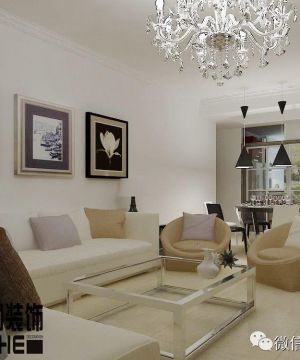 现代简约风格2025家装客厅效果图