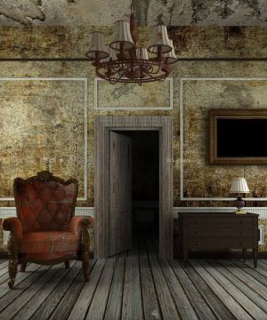 巴洛克风格室内仿古木门设计图片大全