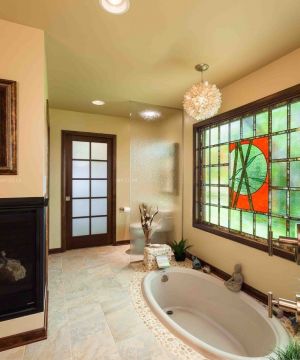 简约美式卫生间浴室装修图