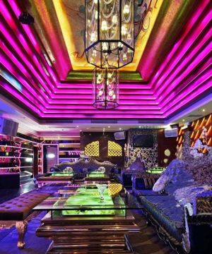 ktv包厢混搭风格室内效果图 