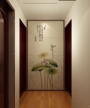 2025家装玄关瓷砖拼花设计图片