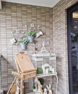 120平米阳台小花园效果图