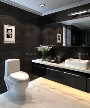 简约风格别墅整体卫生间装修效果图片大全