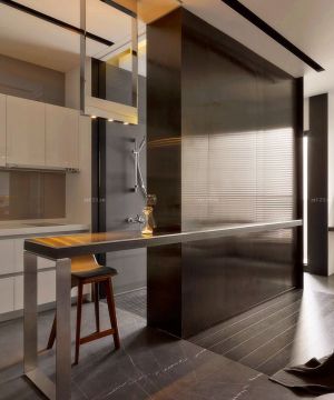 沉稳风格一室一厅厨房装修图片