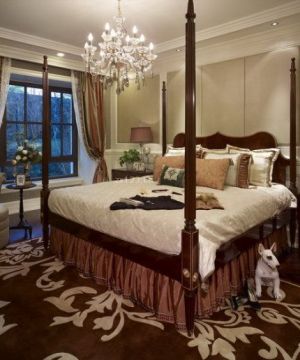 2025最新卧室古典床装修效果图