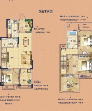 2025跃层户型图欣赏