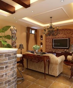 经典东南亚风格室内装修设计图