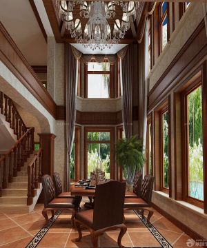 2025最新美式古典实木家具摆放图片