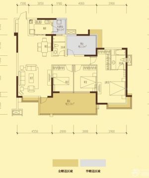 2025家装三室两厅两卫平面图
