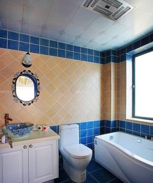 2025地中海卫浴装修效果图片欣赏