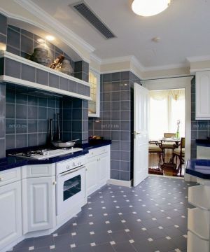 2025欧式敞开式厨房瓷砖贴图