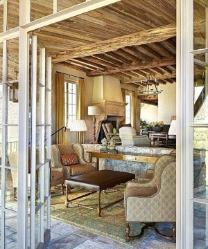 2025美式乡村风格家具摆放实景图欣赏