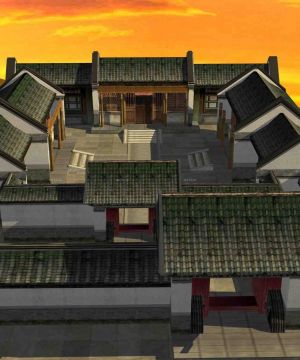 2025四合院别墅围墙设计图片大全