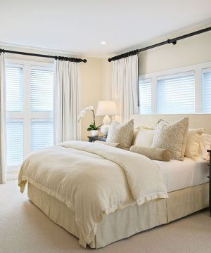 2025现代风格卧室阳台改飘窗装修样板间大全