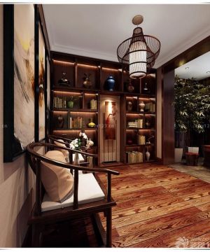 最新实木博古架设计效果图片