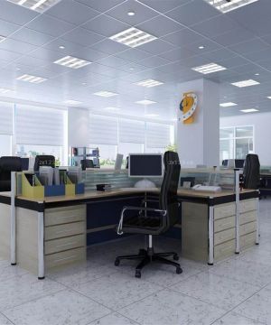 办公桌摆放设计效果图大全赏析2025