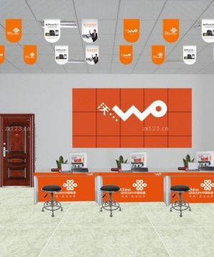 营业厅形象墙设计图片2025