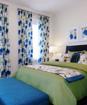 浪漫地中海风格家居窗帘布艺装修图