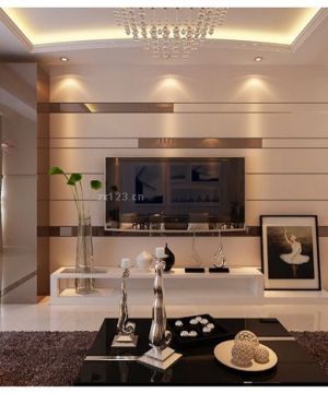 客厅特色电视柜设计图片