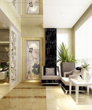 豪华跃层门槛石装修效果图