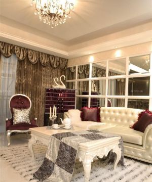 小户型欧式沙发真皮沙发装修图片2025