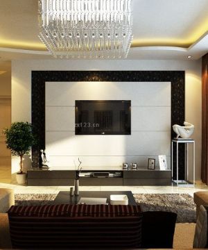 2025电视背景墙造型图片