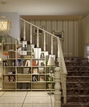 小跃层房屋楼梯设计效果图