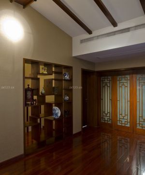 小复式楼仿古博古架装修案例大全2025