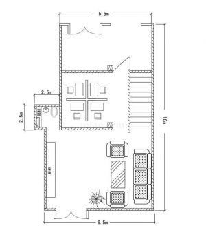 室内楼梯平面图欣赏