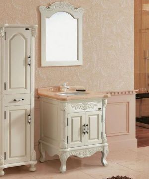 家庭浴室整体浴室柜设计效果图片大全