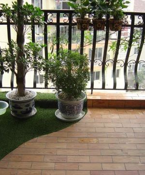 阳台花架装饰效果图片大全