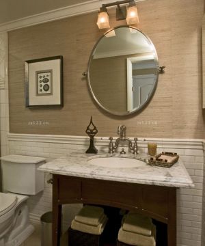 二室一厅卫浴瓷砖铺贴装修图片欣赏