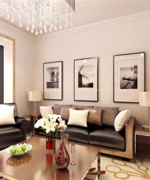 2025现代沙发背景墙装饰画设计图片