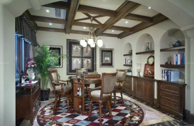 2025最新家装样板房家装餐厅设计图