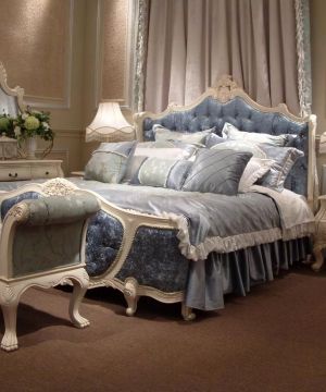 欧式古典实木床