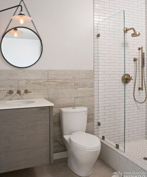 家庭橡木浴室柜效果图片