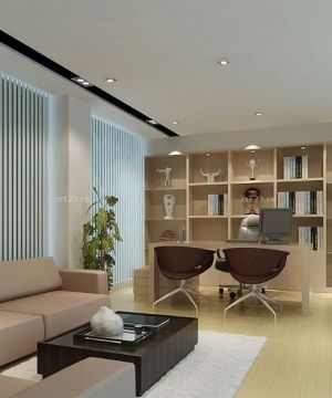 2025现代风格办公室窗帘装修效果图欣赏