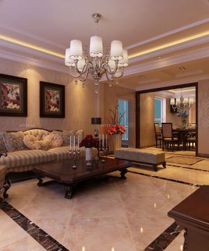 2025欧式客厅波打线设计图片