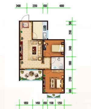 2025混搭风格40平米小户型平面图