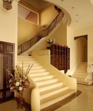 欧式楼中楼客厅花架装修效果图大全