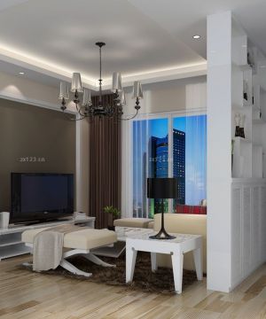 2025时尚欧式小客厅活动隔断装修图片大全