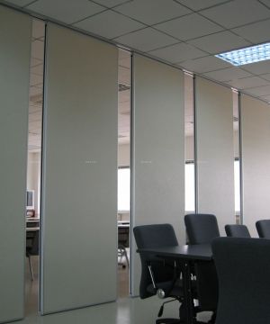 2025最新现代会议室活动隔断装修图片大全