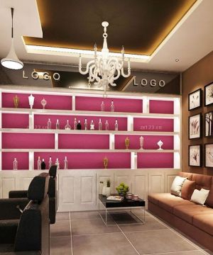 理发店混搭装修风格设计图片