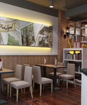 小型奶茶店装修效果图大全2025