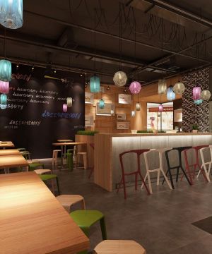 2025经典奶茶店装修效果图大全