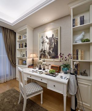 2025书房装修法式家具设计图