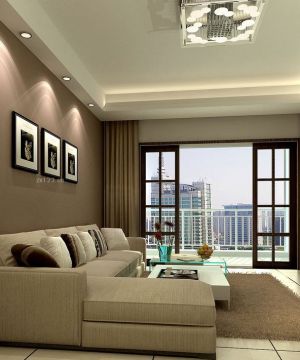 客厅阳台隔断推拉门设计